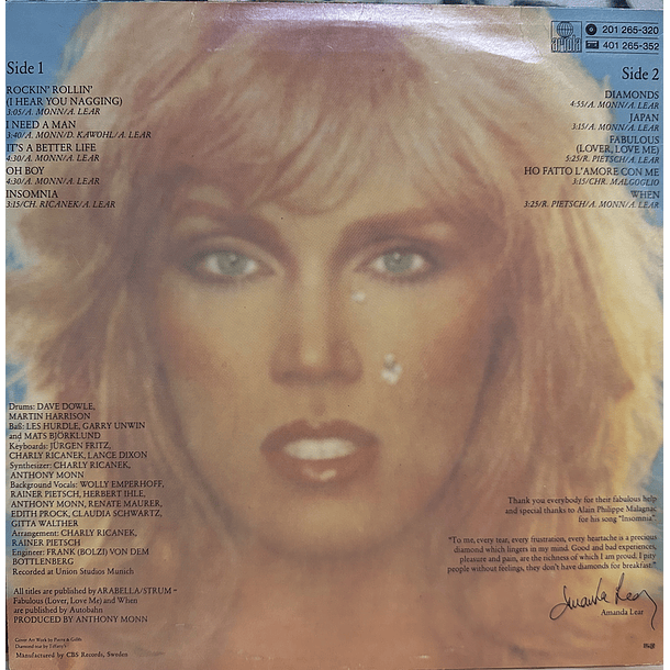 Amanda Lear - Diamonds For Breakfast 2