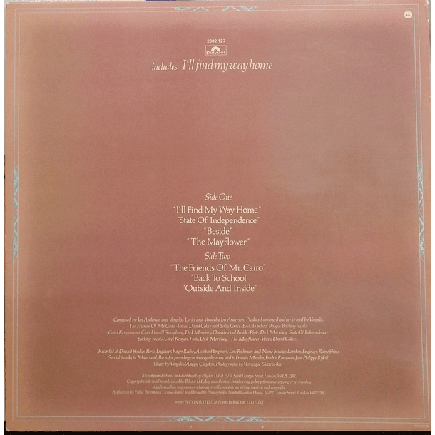 Jon And Vangelis - The Friends Of Mr Cairo 2