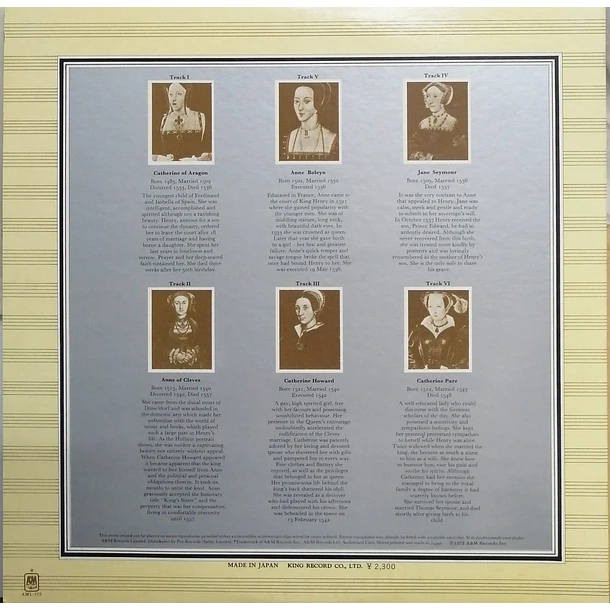 Rick Wakeman - The Six Wives Of Henry VIII 3