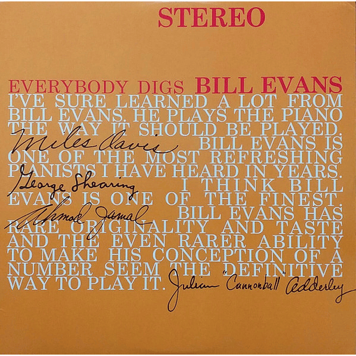 Bill Evans Trio - Everybody Digs Bill Evans