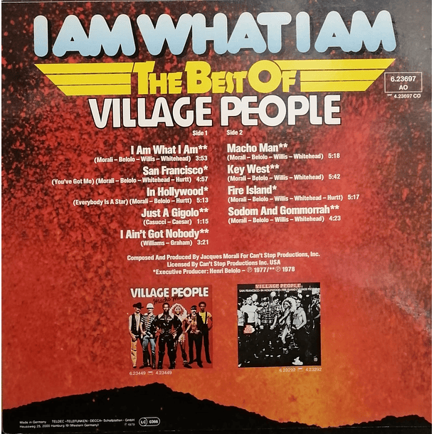Village People - I Am What I Am The Best Of Village People 2