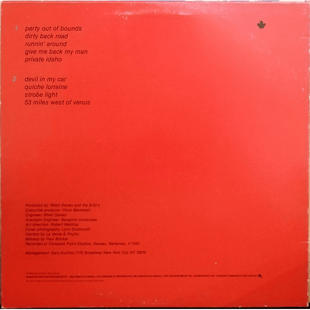 The B-52'S - Wild Planet 2