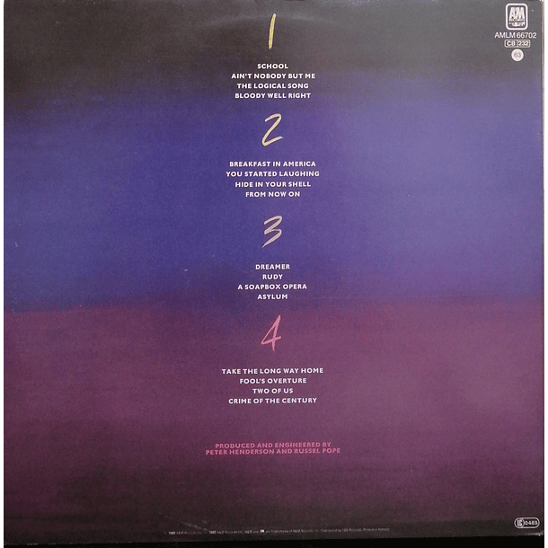 Supertramp - Paris (2 LP's) 2