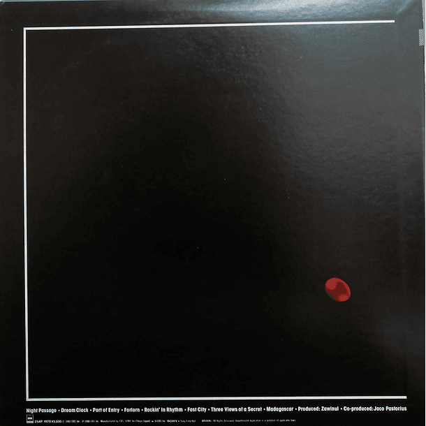 Weather Report - Night Passage 3