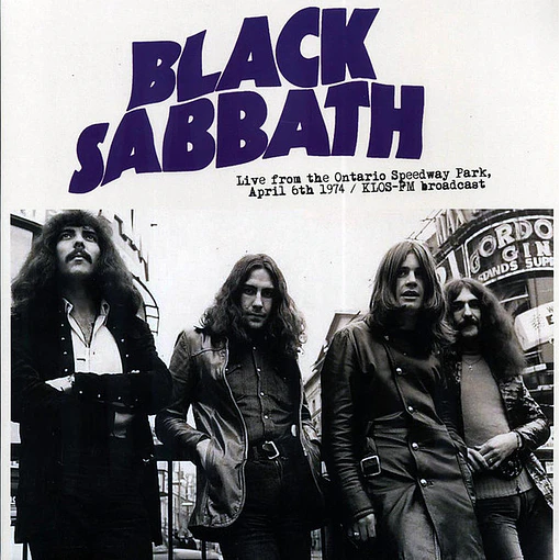 Black Sabbath - Live From The Ontario Speedway Park April 6Th 1974/ KLOS - FM Broadcast (Color morado)