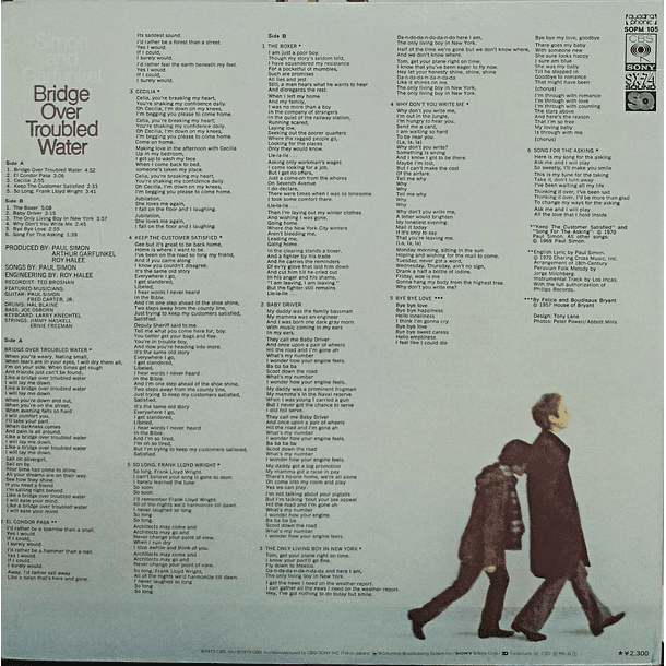 Simon And Garfunkel - Bridge Over Troubled Water 2