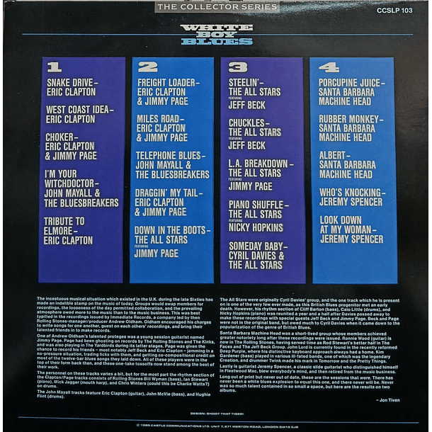 Various - White Boy Blues (2 LP's) 2