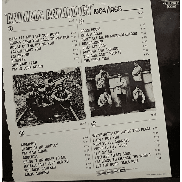 The Animals - Animals Anthology (2 LP's) 2