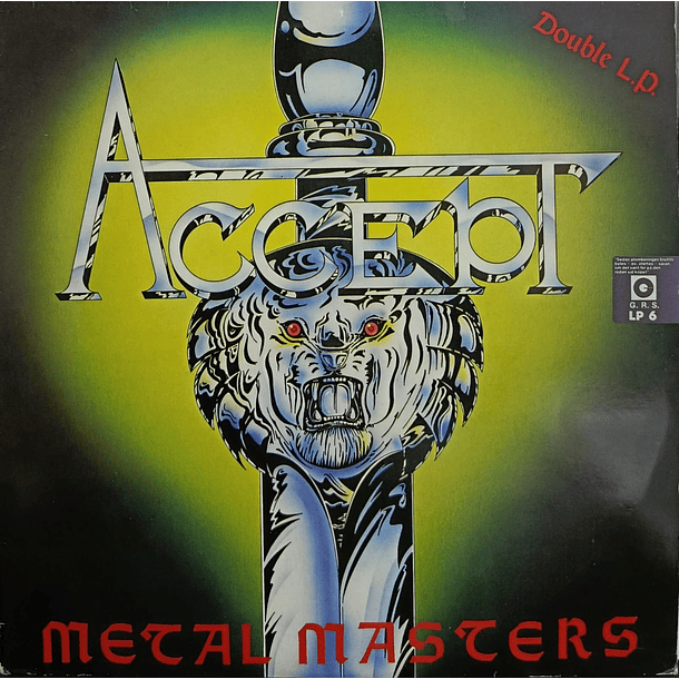 Accept - Metal Masters (2 Lp's) 1