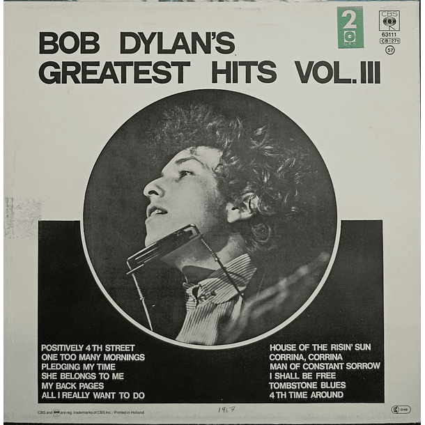 Bob Dylan - Bob Dylan's Greatest Hits Volume III 2