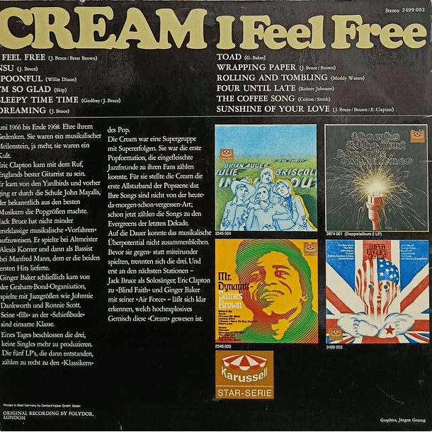 Cream - I Feel Free 1