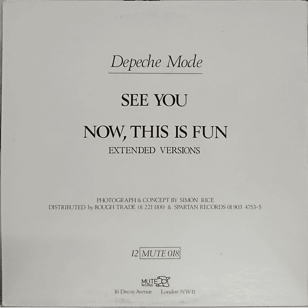 Depeche Mode - See You Extended Version (Maxi Single ) 2