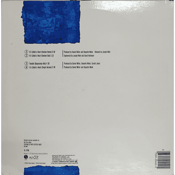 Depeche Mode - It's Called a Heart (Maxi Single) 2