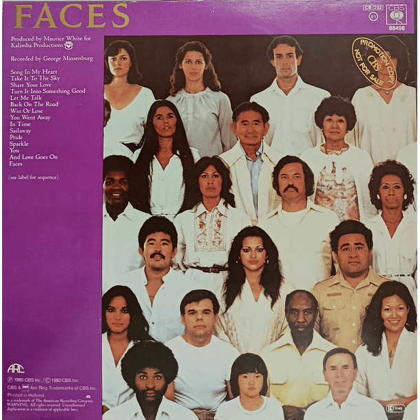 Earth, Wind And Fire - Faces (2 LP's) 2