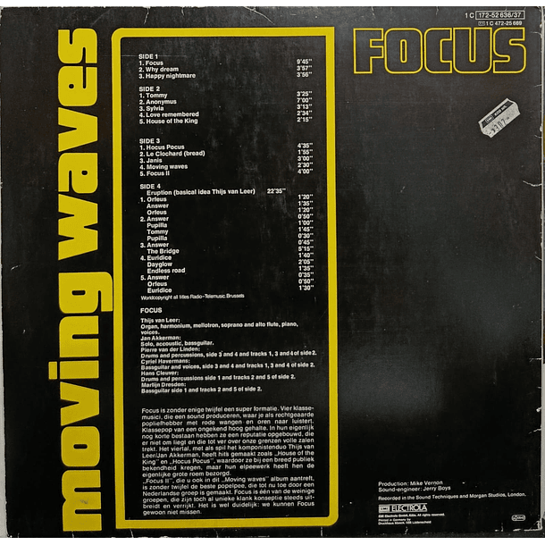 Focus - Moving Waves (2 LP's) 2