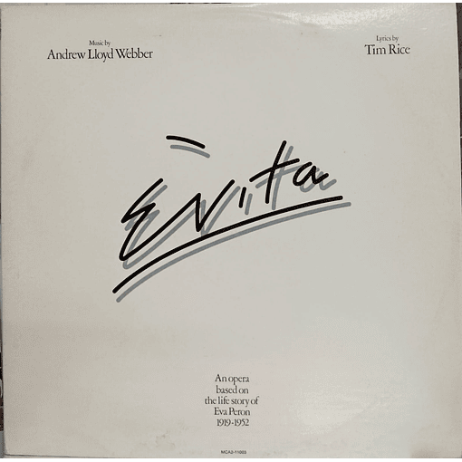 Evita - Andrew Lloyd Webber And Tim Rice - Evita (2 LP's)