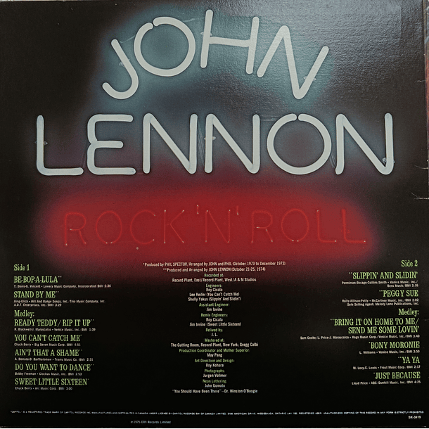 John Lennon - Rock 'N' Roll 2