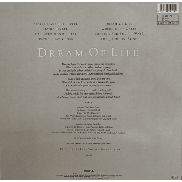 Patti Smith - Dream Of Life 2