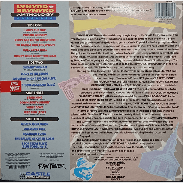 Lynyrd Skynyrd - Anthology (2 LP's) 2
