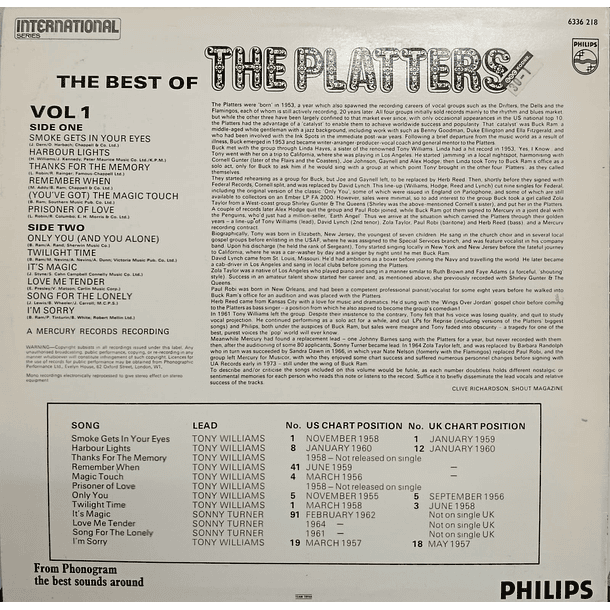 The Platters - The Best Of The Platters  2