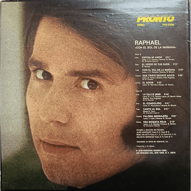 Raphael - Con El Sol De La Mañana 2