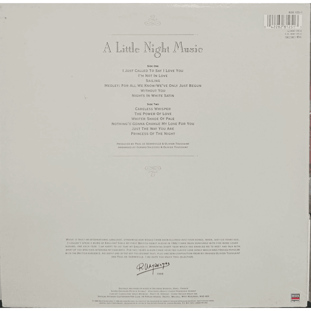 Richard Clayderman - A Little Night Music  2