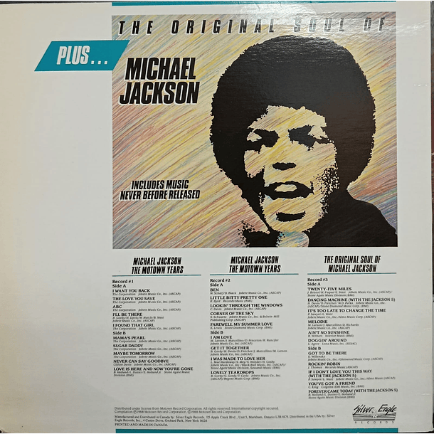 Michael Jackson - The Motion Years... His Greatest Hits (3 LP's) 2