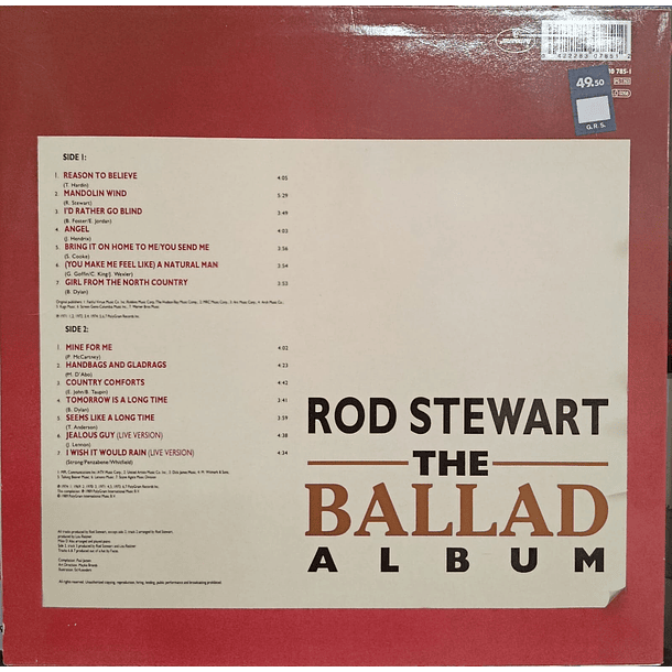 Rod Stewart - The Ballad Album 2