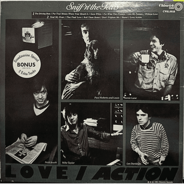 Sniff 'n' The Tears - Love / Action 2