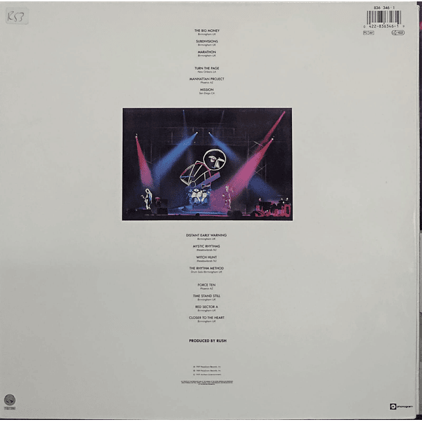 Rush - A Show Of Hands (2 LP's) 2