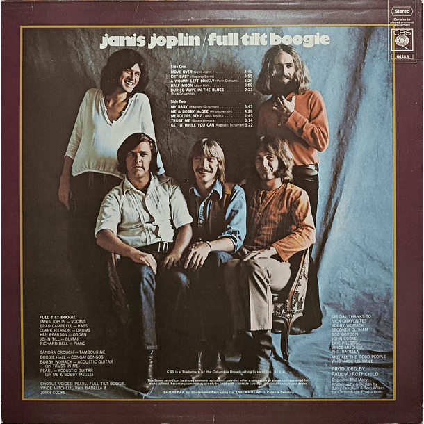 Janis Joplin - Pearl  2