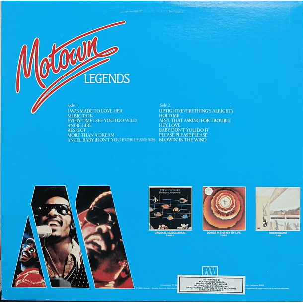Stevie Wonder - Motown Legends 2