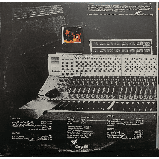 Ten Years After - Recorded Live (2 LP's) 2