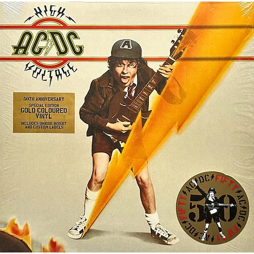 AC/DC - High Voltage (50  Anniversary) (Gold Coloured Vinyl)
