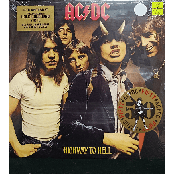 AC/DC - Highway To Hell (50Th Anniversary) (Gold Coloured Vinyl)