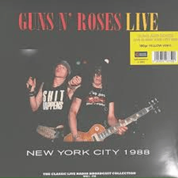 Guns N' Roses - Live In New York City 1988 (Splatter Vinyl Limited Edition)