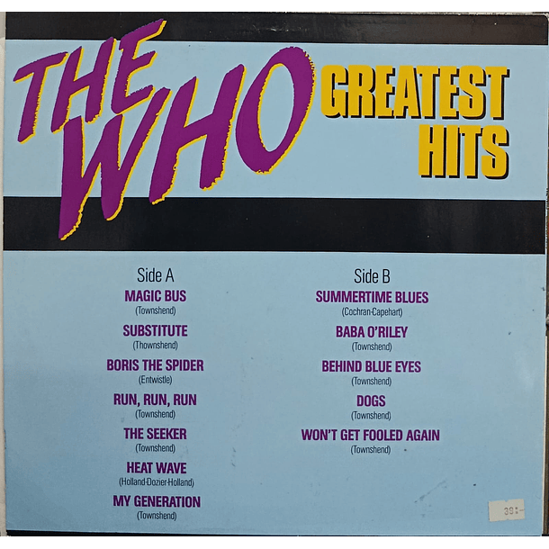 The Who - Greatest Hits 2