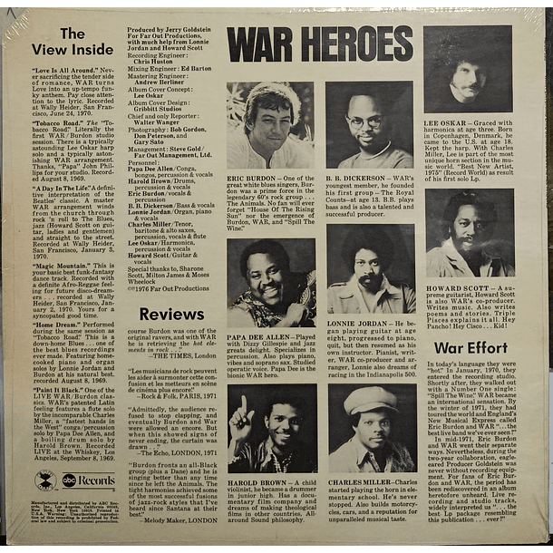 War Featuring Eric Burdon - Love Is All Around 2