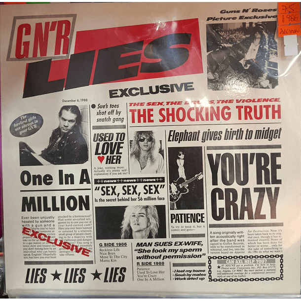 Guns 'N Roses - GN'R Lies