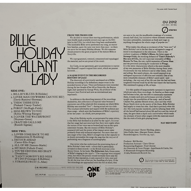 Billie Holiday - Gallant Lady  2