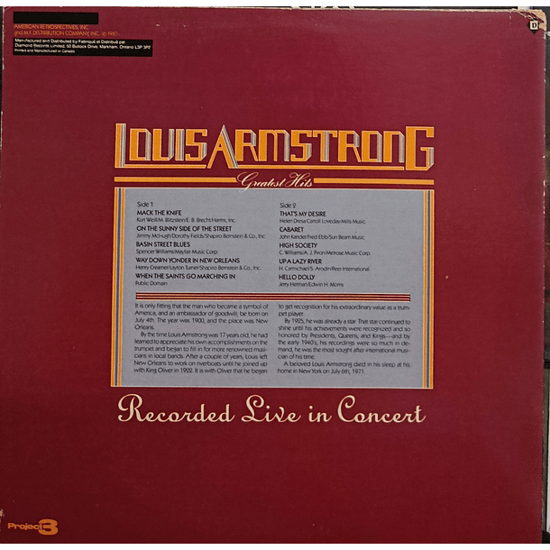 Louis Armstrong - Greatest Hits 2