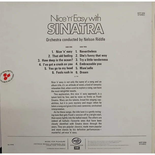 Frank Sinatra - Nice 'n' Easy With Frank Sinatra 2