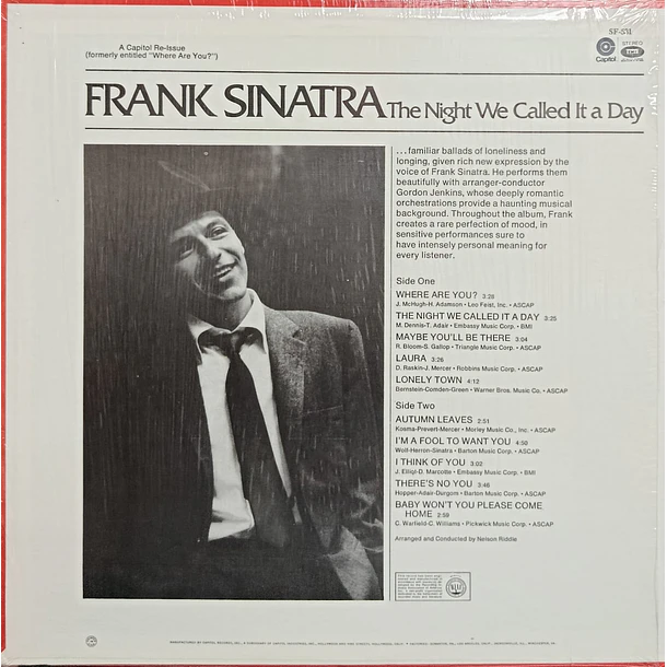 Frank Sinatra - The Night We Called It A Day  2