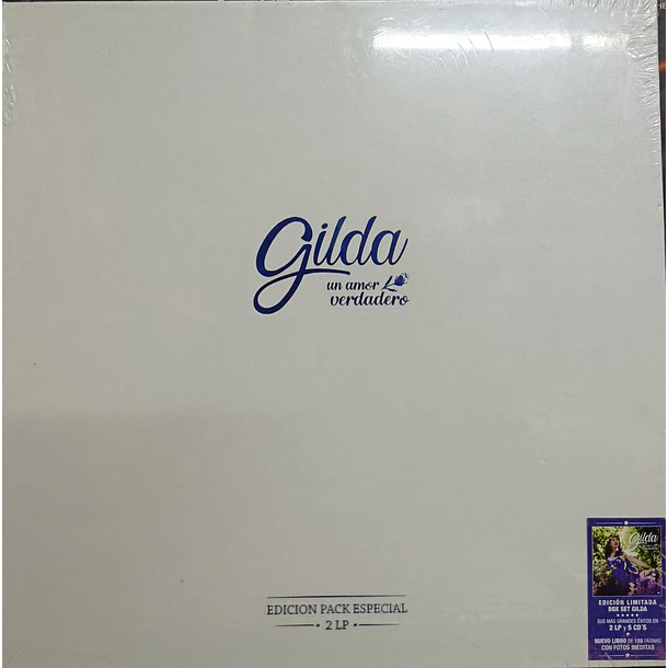 Gilda - Un Amor Verdadero (2 LPs , 5CDs + Libro 120 Pag.) Box Set Edición Especial 1