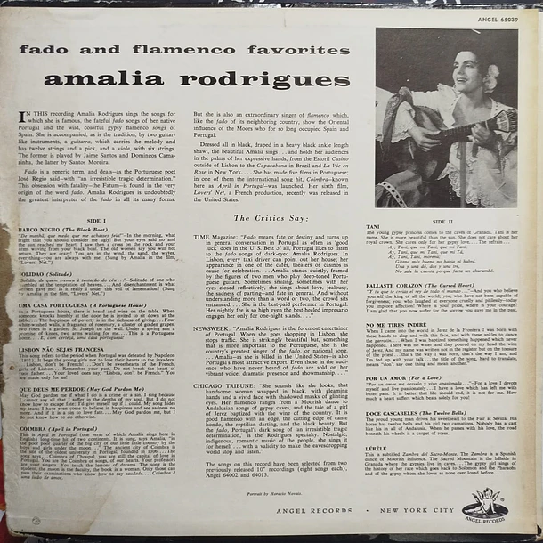 Amalia Rodrigues - Fado And Flamenco Favorites 2