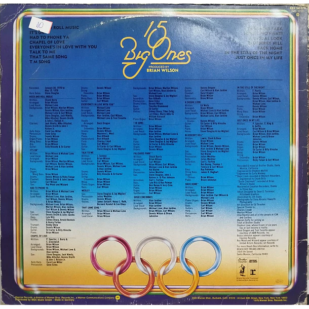 The Beach Boys - 15 Big Ones 2