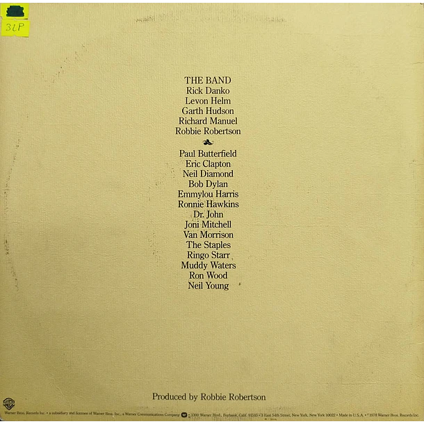 The Band - The Last Waltz (3 LP's) 2