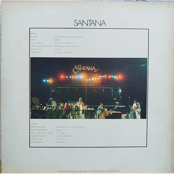 Santana - Golden Grand Prix 30 (2 LP's) 2