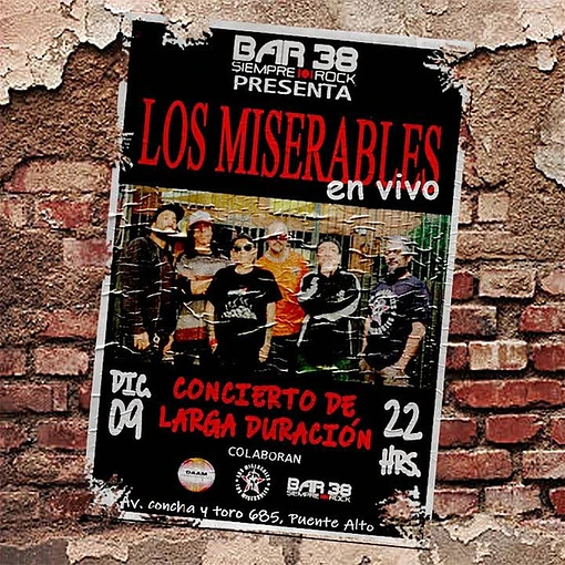 Los Miserables - En Vivo En Bar 38 