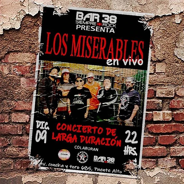 Los Miserables - En Vivo En Bar 38 